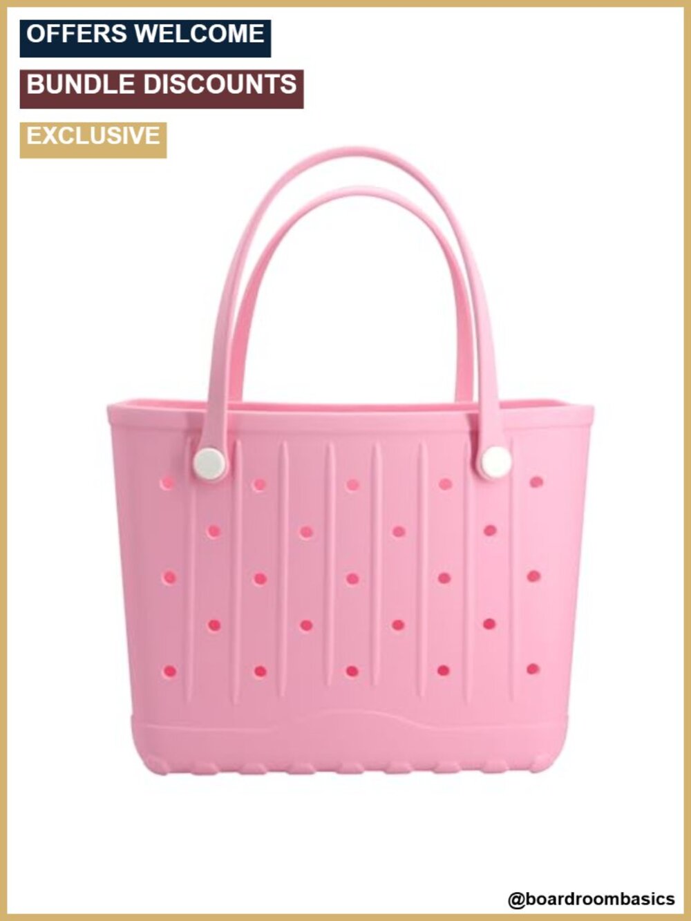 EVA Waterproof Beach Tote Bag Sand-proof Travel Handbag Large Capacity